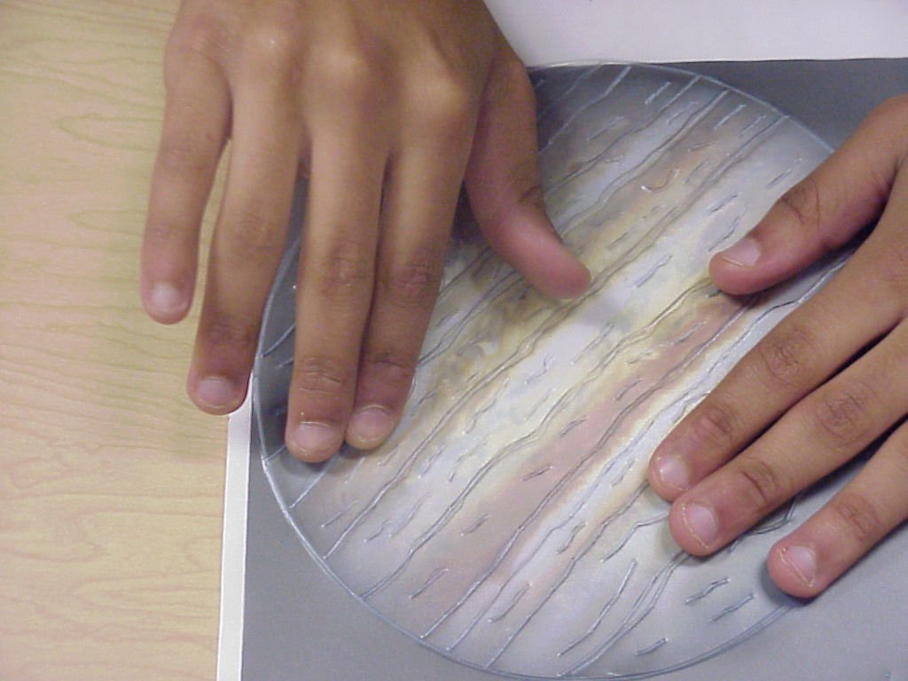 Touching the Planet Jupiter