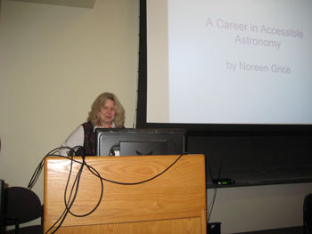 Noreen Grice at her Career Talk