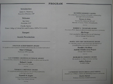 Award Recipients