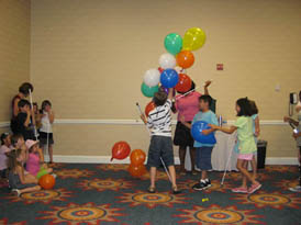 Noreen and Kids on their way to Mars