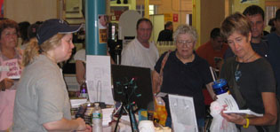 Noreen Grice signs copies