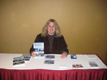 Noreen signs book copies