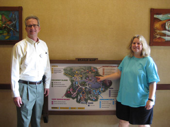 Walt Disney Animal Kingdom Park Braille Map