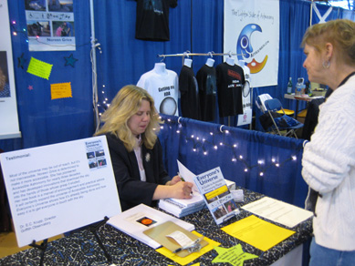 Noreen Signing Copies of Everyones Universe