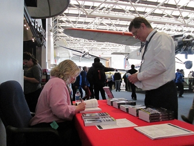 Noreen with Guest at Booksigning