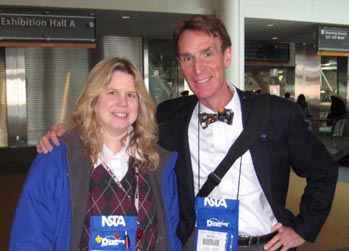 Noreen Grice and Bill Nye