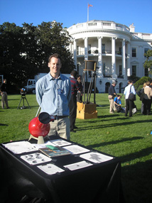 Max Mutchler displays tactile images