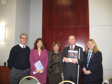 From left to Right, Simon Steel, Doris Daou, Lilia Molina, Dr. Mauer, 
