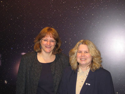 Noreen and Meg at Yale